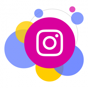 instagram ikon buborék
